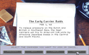 Aces of the Pacific for IBM PC/Compatibles - Beginning a career.