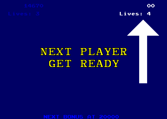 Road Runner Arcade Screenshot: Ready player two?