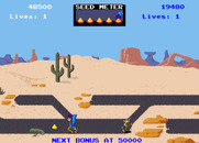 Road Runner for Arcade - Start of level 3.