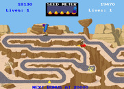 Road Runner for Arcade - The coyote has a rocket, get ready to dodge it!