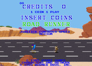 Road Runner for Arcade - Game attract mode.