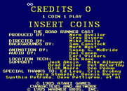 Road Runner for Arcade - Credits screen.