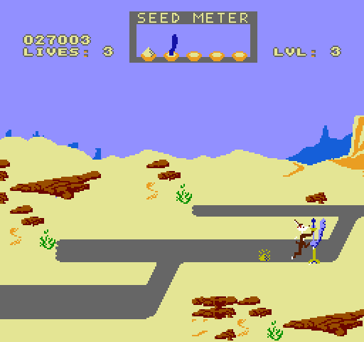 Road Runner NES / Famicom Screenshot: I was caught!