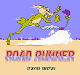 Road Runner for NES / Famicom - Title screen.