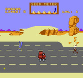 Road Runner for NES / Famicom - Don't get run over by trucks!