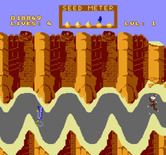 Road Runner for NES / Famicom - Not a lot of room to evade the coyote here!