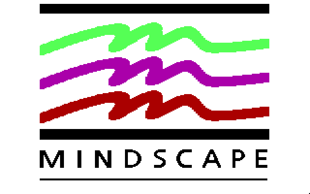 Road Runner IBM PC/Compatibles Screenshot: MIndscape logo.