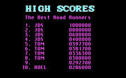 Road Runner for IBM PC/Compatibles - High scores.