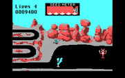 Road Runner for IBM PC/Compatibles - Level two begins.