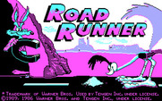 Road Runner for IBM PC/Compatibles - Title screen.