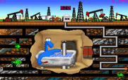 Oil's Well for IBM PC/Compatibles - The drill bit ruins a bath!