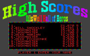 Oil's Well for IBM PC/Compatibles - High scores.