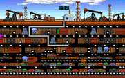 Oil's Well for IBM PC/Compatibles - Each level increases the complexity of the maze.