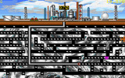 Oil's Well for IBM PC/Compatibles - This level features a lot of turns to navigate around.