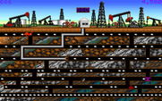 Oil's Well for IBM PC/Compatibles - Start of the second level.