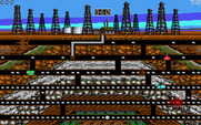 Oil's Well for IBM PC/Compatibles - Collecting oil on the first level.