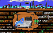 Oil's Well for IBM PC/Compatibles - Trouble in the bath tub!