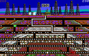 Oil's Well for IBM PC/Compatibles - Beginning the first level.