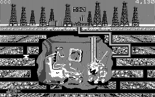 Oil's Well IBM PC/Compatibles Screenshot: There is a short animated cartoon between each level.