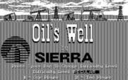 Oil's Well for IBM PC/Compatibles - Title screen.