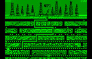 Oil's Well for IBM PC/Compatibles - Beginning the first level.