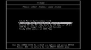 Oil's Well for IBM PC/Compatibles - Sound card selection.