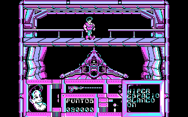 Freddy Hardest IBM PC/Compatibles Screenshot: Looks like I found a spaceship!