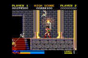 Rastan for Apple IIgs - The first end of level boss.