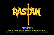 Rastan for Apple IIgs - Title screen.