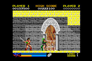 Rastan for Apple IIgs - Start of the second section.