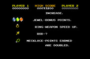 Rastan for Apple IIgs - Bonuses overview.