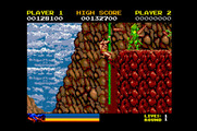 Rastan for Apple IIgs - Watch out for these guys on the platform above...