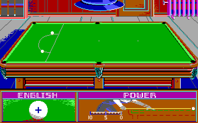 Rack 'Em IBM PC/Compatibles Screenshot: An alternate way to see who goes first...