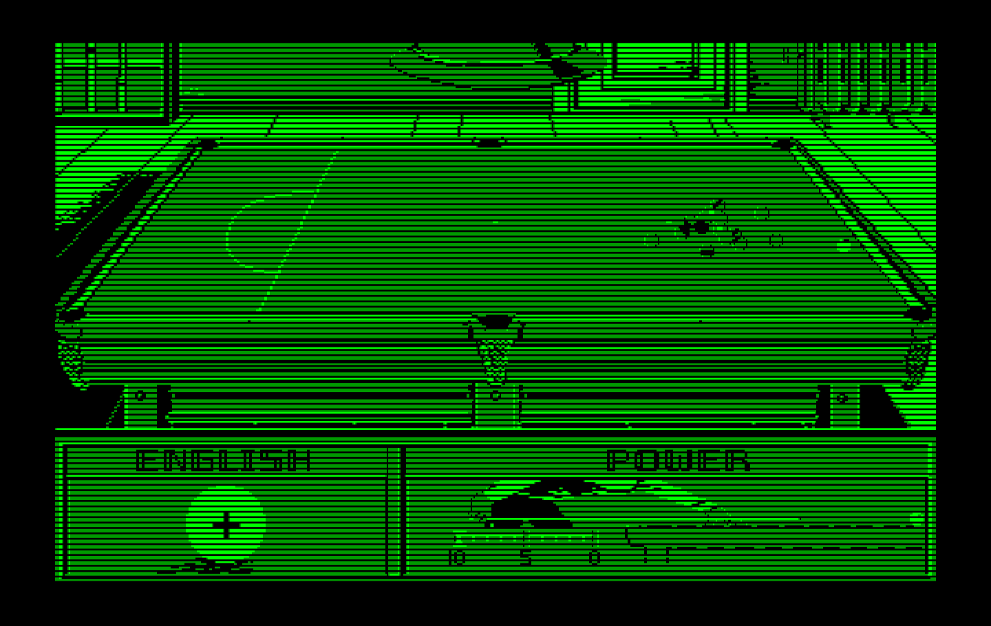 Rack 'Em IBM PC/Compatibles Screenshot: Player one breaks...