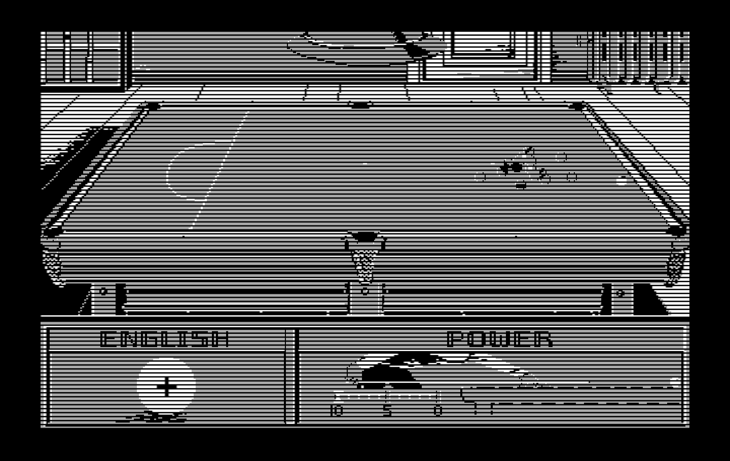 Rack 'Em IBM PC/Compatibles Screenshot: Player one breaks...