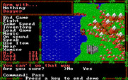 Questron II for IBM PC/Compatibles - World map view.