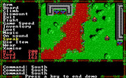 Questron II for IBM PC/Compatibles - Exploring a town.