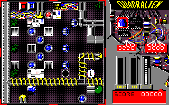 Quadralien IBM PC/Compatibles Screenshot: Which way to go?