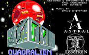 Quadralien for IBM PC/Compatibles - Title screen.