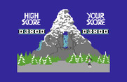 Matterhorn Screamer! for Commodore 64 - Game over.