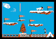 Matterhorn Screamer! for Apple II - Game start.