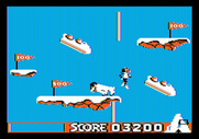 Matterhorn Screamer! for Apple II - Uh oh, falling off the edge!