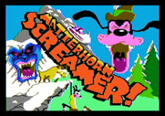 Matterhorn Screamer! for Apple II - Title screen.
