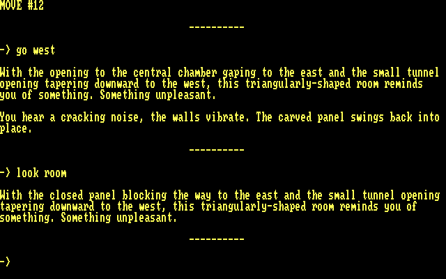 Indiana Jones in Revenge of the Ancients IBM PC/Compatibles Screenshot: Exploring further...I could be in trouble now!