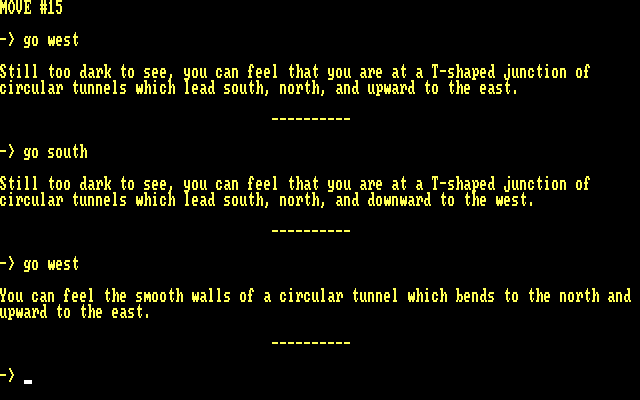 Indiana Jones in Revenge of the Ancients IBM PC/Compatibles Screenshot: Now I'm really lost!