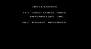 Infiltrator for IBM PC/Compatibles - Title screen 1.