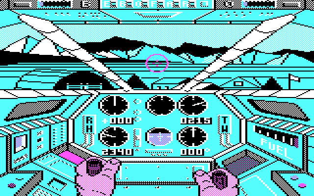 Infiltrator IBM PC/Compatibles Screenshot: We have liftoff!
