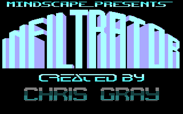 Infiltrator IBM PC/Compatibles Screenshot: Title screen 2.