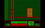 Saboteur II for IBM PC/Compatibles - Climbing a ladder down to the platform...