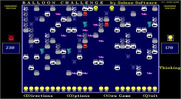 Balloon Challenge for IBM PC/Compatibles - The computer always plays yellow and is now thinking about its turn.